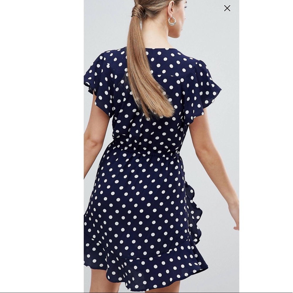 AX Paris Polka Dot Pephem Mini Dress